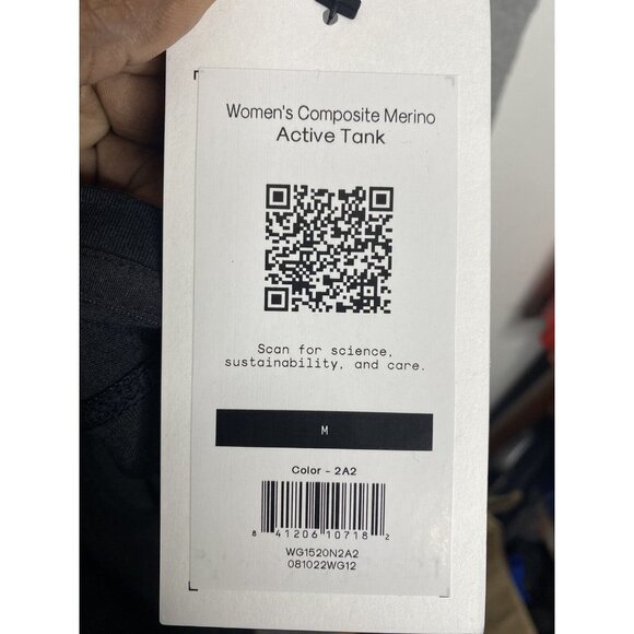 Ministry‎ Of Supply Womens Composite Merino Active Tank Top in Black Size Medium - Picture 5 of 7